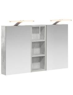 Set di Armadi da Bagno con lo scaffale 3 pcs 80 x 10,5 x 50 cm 2