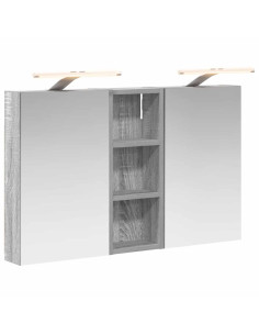 Set di Armadi da Bagno con lo scaffale 3 pcs 80 x 10,5 x 50 cm 2