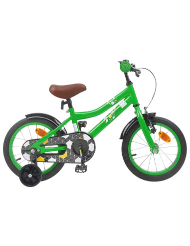 Bicicletta per Bambini 12 Pollici per bambini di 2-4 anni Verde