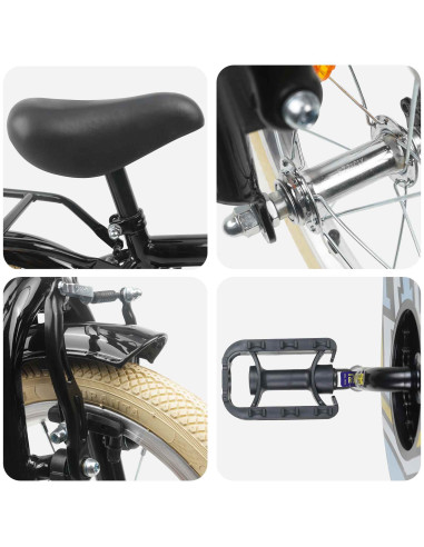 Bicicletta per Bambini 14 Pollici per bambini da 3 a 5 anni