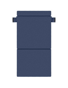 Divano Letto Pieghevole Blu 190 x 100 x 15 cm Tessuto 2