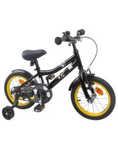 Bicicletta per Bambini 16 Pollici per bambini di 4-6 anni Nero 2