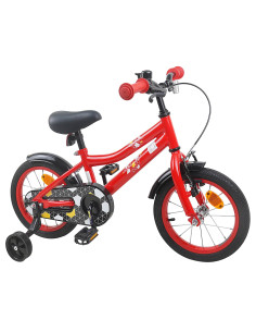 Bicicletta per Bambini 16 Pollici per bambini di 4-6 anni Rosso 2