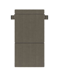 Divano Letto Pieghevole Grigio chiaro 190 x 100 x 15 cm 2