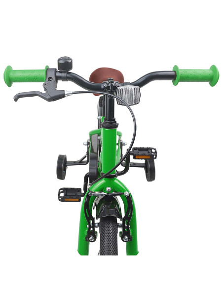 Bicicletta per Bambini 12 Pollici per bambini di 2-4 anni Verde