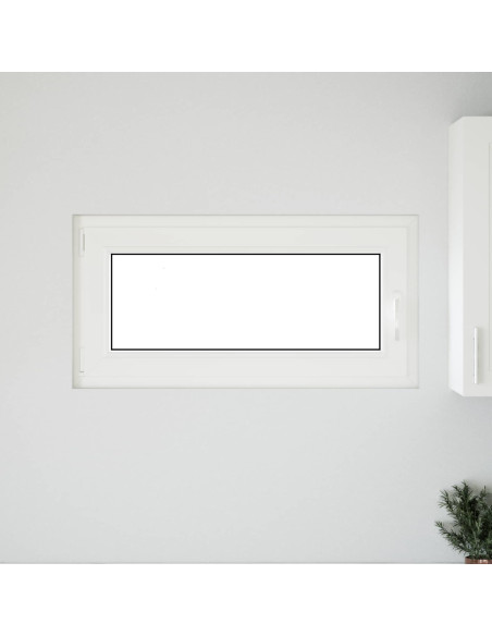 Finestra per Soffitta RISOR Bianco 100 x 50 cm PVC e Vetro