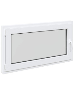 Finestra per Soffitta RISOR Bianco 110 x 60 cm PVC e Vetro 2
