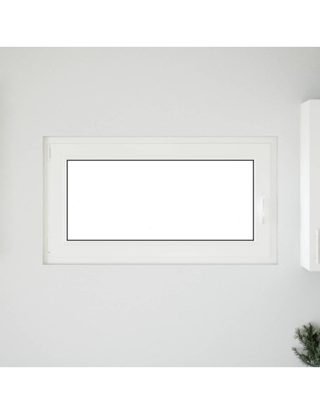 Finestra per Soffitta RISOR Bianco 110 x 70 cm PVC e Vetro