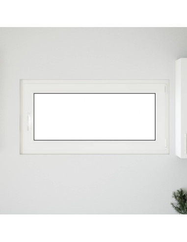Finestra per Soffitta RISOR Bianco 120 x 60 cm PVC e Vetro