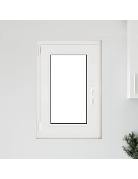Finestra per Soffitta RISOR Bianco 50 x 75 cm PVC e Vetro
