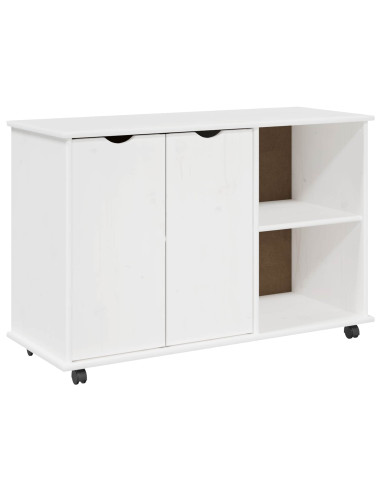 Mobile con Ruote con ruota Bianco 100 x 39 x 65,5 cm