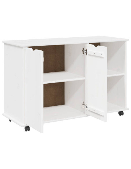 Mobile con Ruote con ruota Bianco 100 x 39 x 65,5 cm