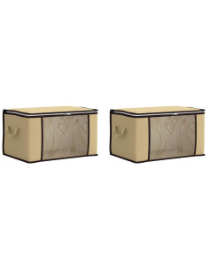 Scatola di stoccaggio con finestra laterale trasparente 2 pcs 2