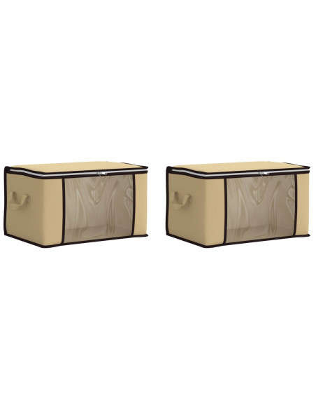 Scatola di stoccaggio con finestra laterale trasparente 2 pcs