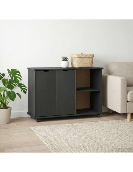 Mobile con Ruote con ruota Grigio 100 x 39 x 65,5 cm