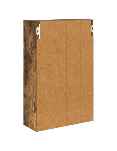 Armadio da bagno a muro Quercia Affumicata 40 x 16 x 62,5 cm