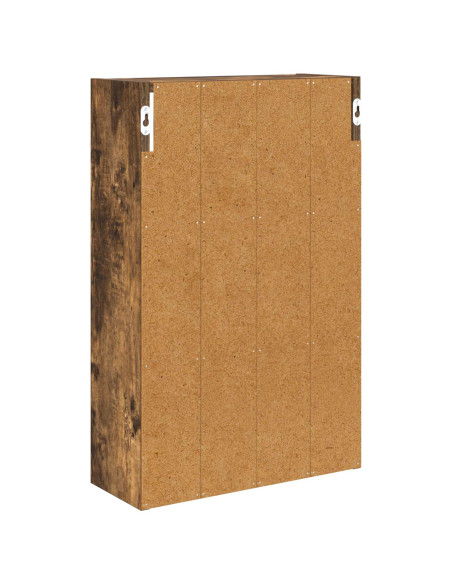 Armadio da bagno a muro Quercia Affumicata 40 x 16 x 62,5 cm