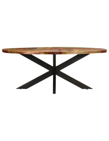 Tavolo da Pranzo 200x100x75cm in Legno Massello di Recupero