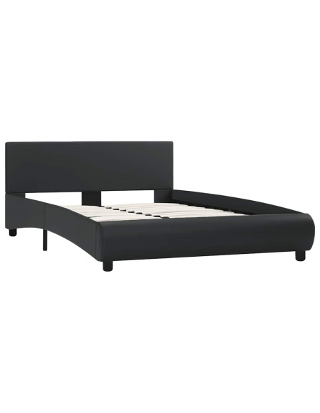 Giroletto con LED Nero in Similpelle 120x200 cm