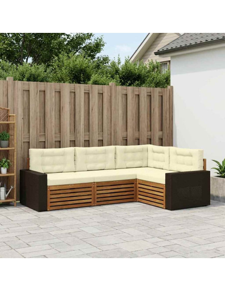 Set di divani da esterno 4 pcs