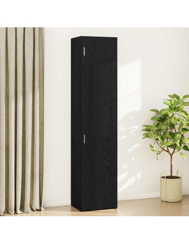 Credenza 3 pcs Rovere Nero