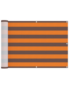 Schermo da balcone Arancione e Marrone 75 x 200 cm 2