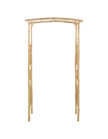 Arco da Giardino Naturale 110 x 40 x 205 cm Bambù