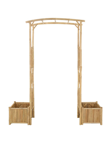 Arco da Giardino Naturale 177 x 40 x 205 cm Bambù
