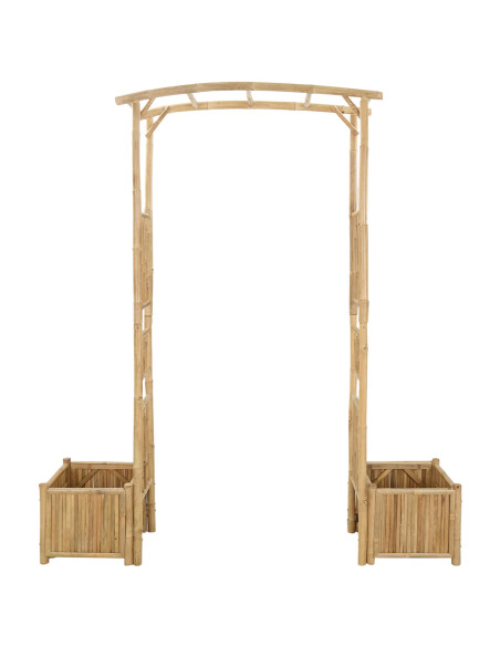 Arco da Giardino Naturale 177 x 40 x 205 cm Bambù
