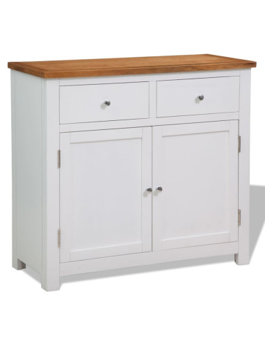 Credenza 90x33,5x83 cm in Massello di Rovere