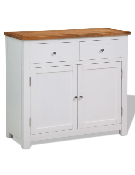 Credenza 90x33,5x83 cm in Massello di Rovere