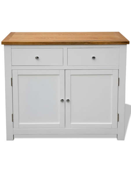 Credenza 90x33,5x83 cm in Massello di Rovere