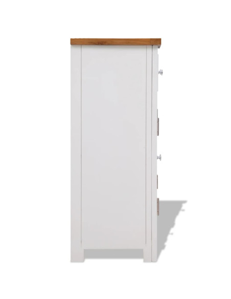 Credenza 90x33,5x83 cm in Massello di Rovere