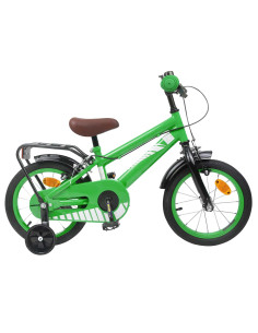 Bicicletta per Bambini 16 Pollici per bambini di 4-6 anni Verde