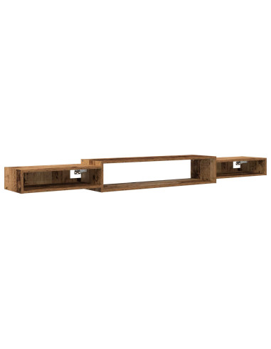 Mobile TV da Parete A parete Legno antico 220 x 28 x 21 cm