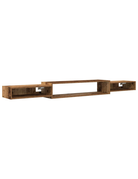 Mobile TV da Parete A parete Legno antico 220 x 28 x 21 cm