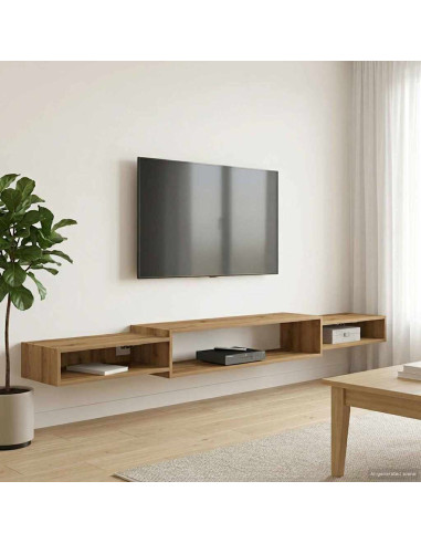 Mobile TV da Parete A parete Rovere Artigianale