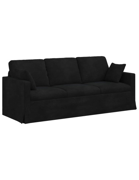 Set di divani 2 pcs Nero 198 x 78 x 80 cm Velluto