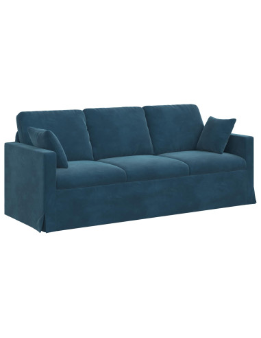 Set di divani 2 pcs Blu 198 x 78 x 80 cm Velluto