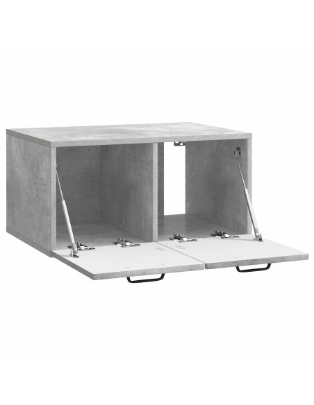 Mobile Porta TV da Muro Grigio Cemento 59,5 x 41 x 30 cm