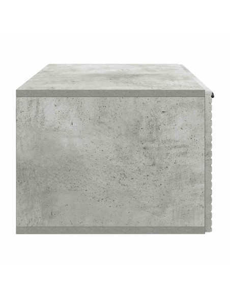 Mobile Porta TV da Muro Grigio Cemento 59,5 x 41 x 30 cm
