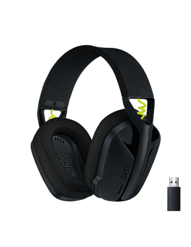 G435 LIGHTSPEED WIR GAMING BLACK