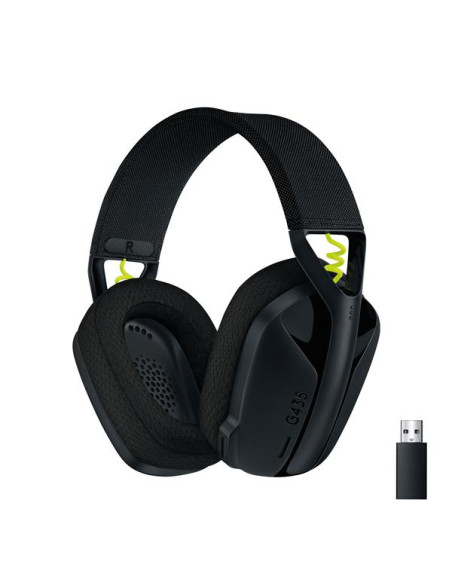 G435 LIGHTSPEED WIR GAMING BLACK