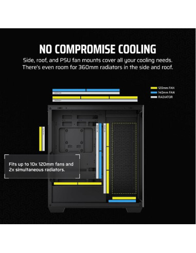 3500X TEMPERED GLASS MID-TOWER B