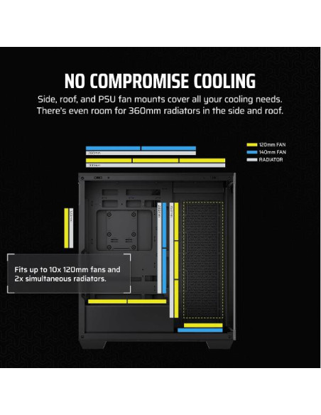 3500X TEMPERED GLASS MID-TOWER B