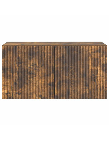 Mobile Porta TV da Muro Rovere Fumo 59,5 x 31 x 30 cm