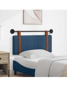 Testiera sospesa Con luce LED Blu PU Antico