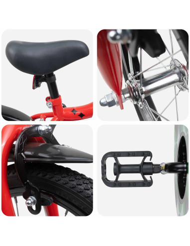 Bicicletta per Bambini 14 Pollici per bambini da 3 a 5 anni