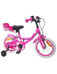 Bicicletta per Bambini 16 Pollici per bambini di 4-6 anni Rosa 2