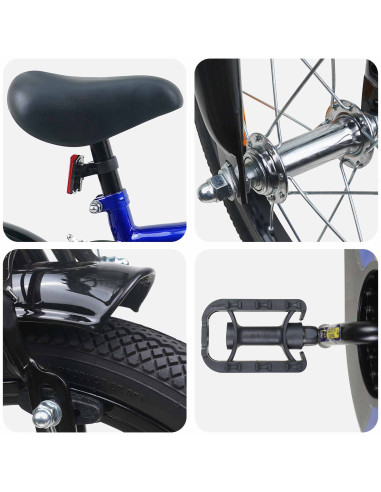 Bicicletta per Bambini 12 Pollici per bambini di 2-4 anni
